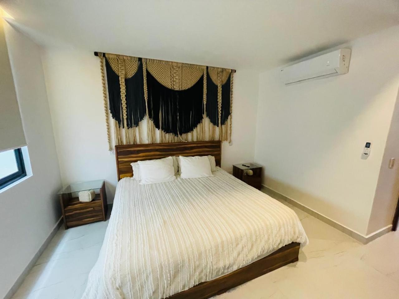 Big, Modern And Beautiful Beach Apartament 1Br Ocean View 신데 델 카르멘 외부 사진