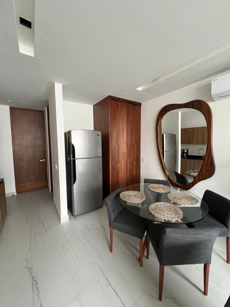 Big, Modern And Beautiful Beach Apartament 1Br Ocean View 신데 델 카르멘 외부 사진