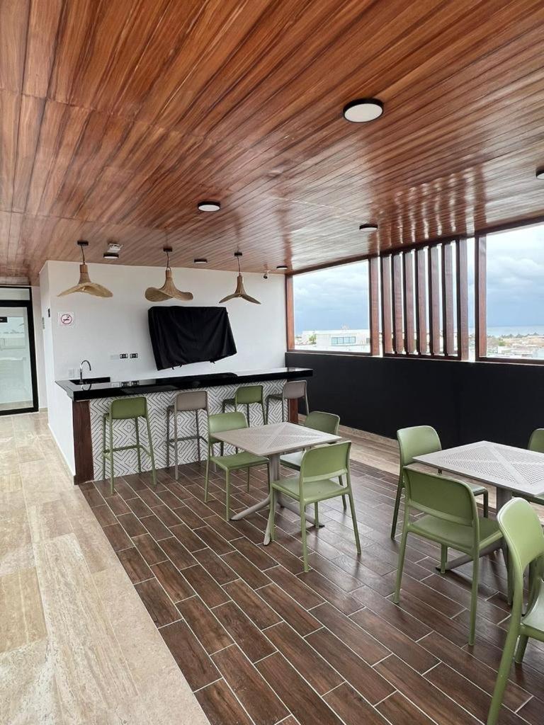 Big, Modern And Beautiful Beach Apartament 1Br Ocean View 신데 델 카르멘 외부 사진